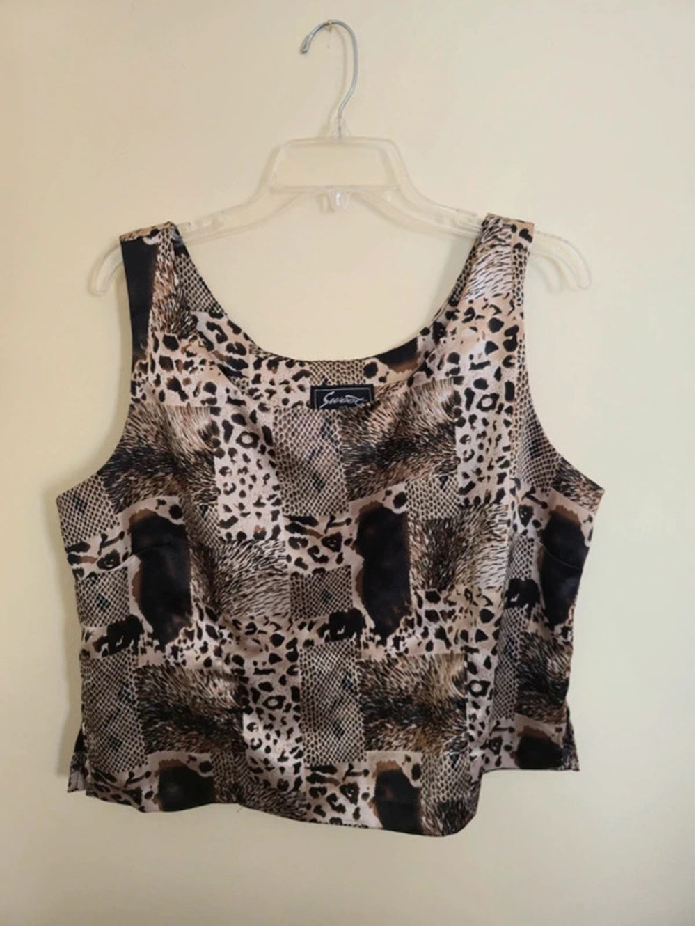 Cute y2k Animal Print Top